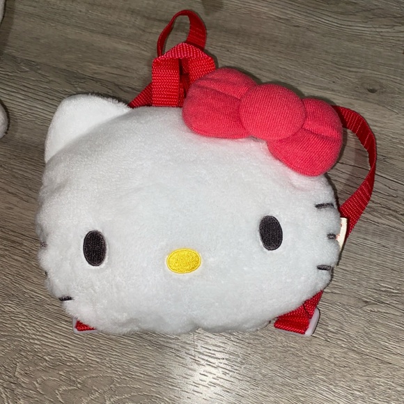 Hello Kitty stuffed animals Purple white multi colored and small Backpack lot - Picture 4 of 14